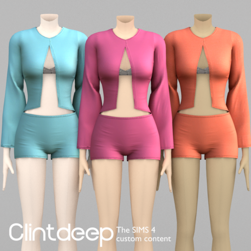 More information about "Clintdeep TS4 CC Emma Crop Top"