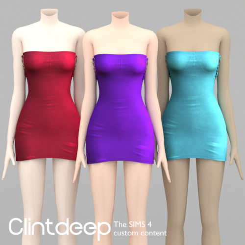 More information about "Clintdeep TS4 CC Hanna Tube Dress"
