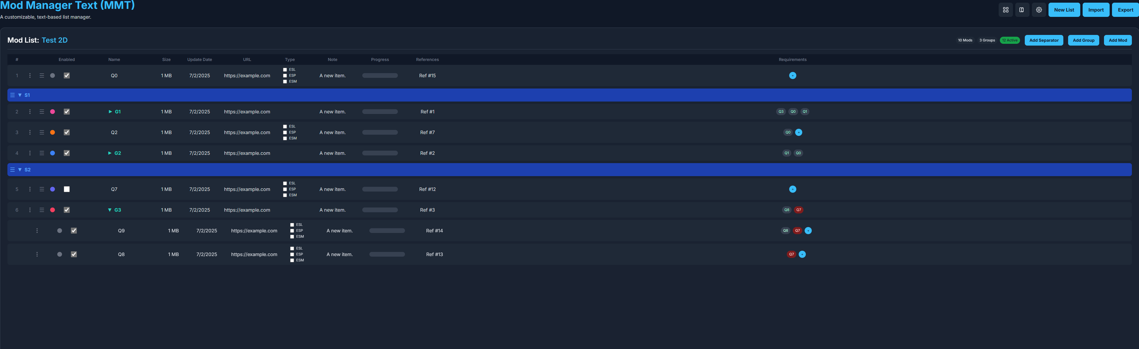Mod Manager Text (MMT)