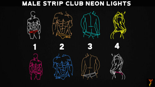 More information about "Male Strip Club Neon Wall Lights"