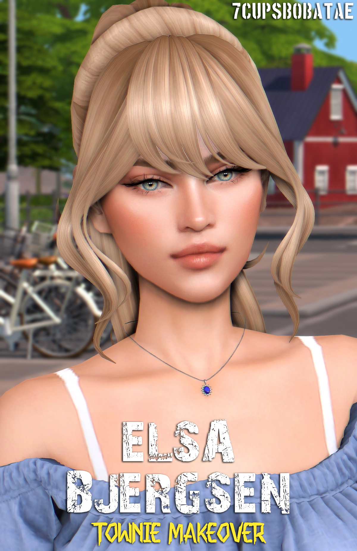 7Cupsbobatae - Elsa Bjergsen Townie Makeover Sim Download