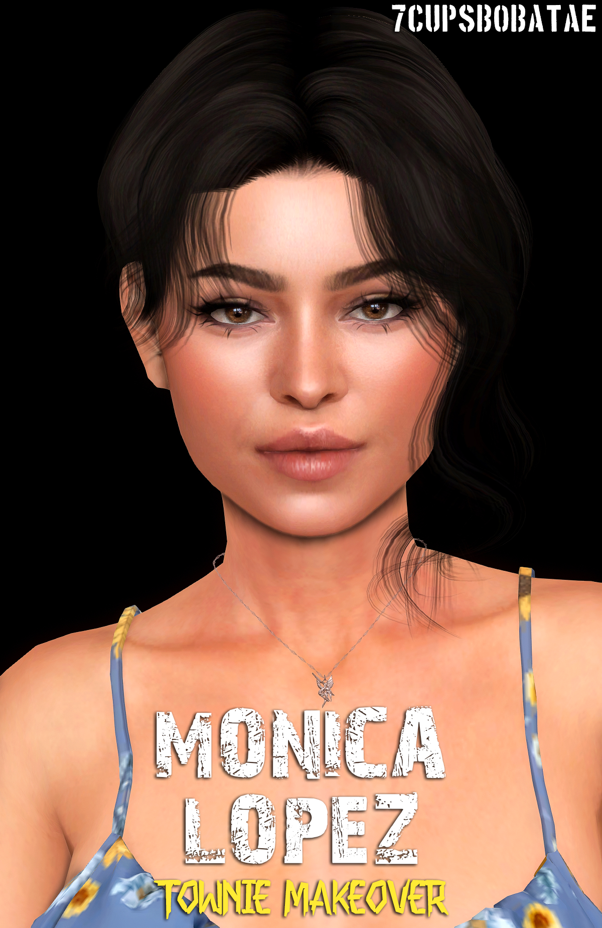 7Cupsbobatae - Monica Lopez Townie Makeover Sim Download