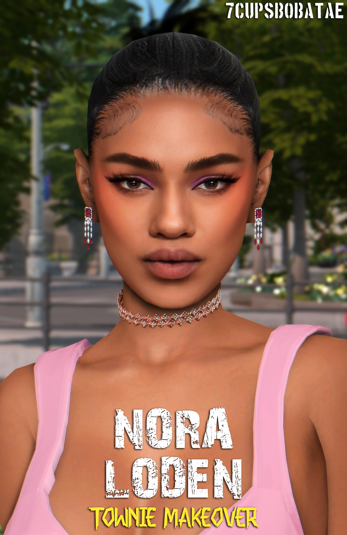 7Cupsbobatae - Nora Loden Townie Makeover Sim Download