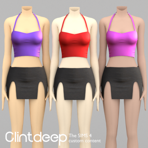 More information about "Clintdeep TS4 CC Jennifer Outfit"