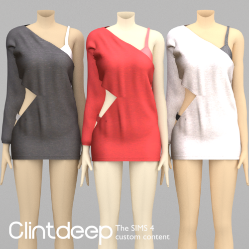 More information about "Clintdeep TS4 CC Jess Outfit"