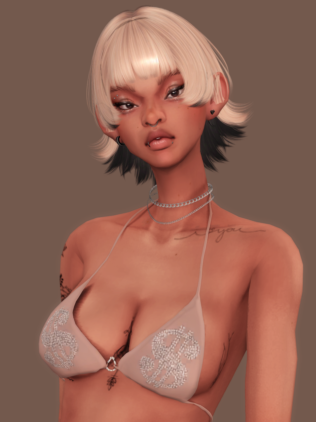 pierced girl