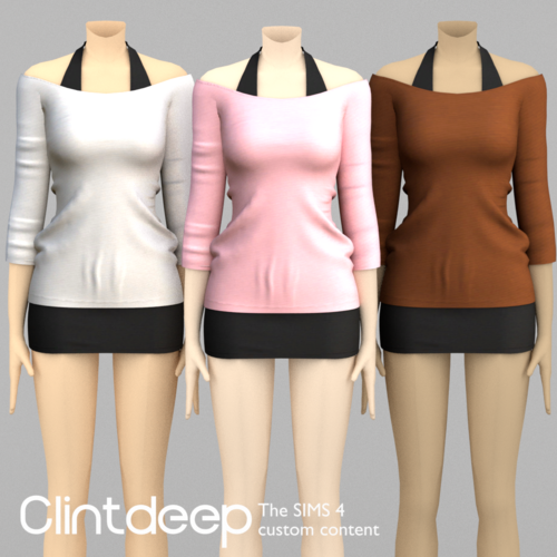 More information about "Clintdeep TS4 CC Lina Off-Shoulder"