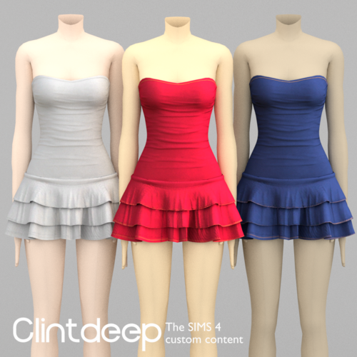 More information about "Clintdeep TS4 CC Lucy Outfit"