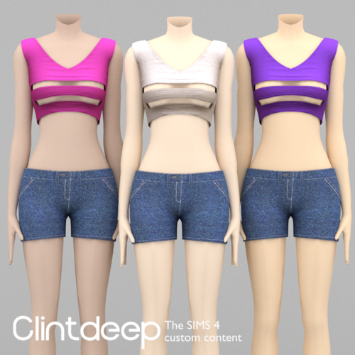 More information about "Clintdeep TS4 CC Vels Outfit"