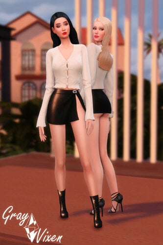 More information about "The Sims 4 Thigh Slit Mini Skirt CC | Undressables for WickedWhims"