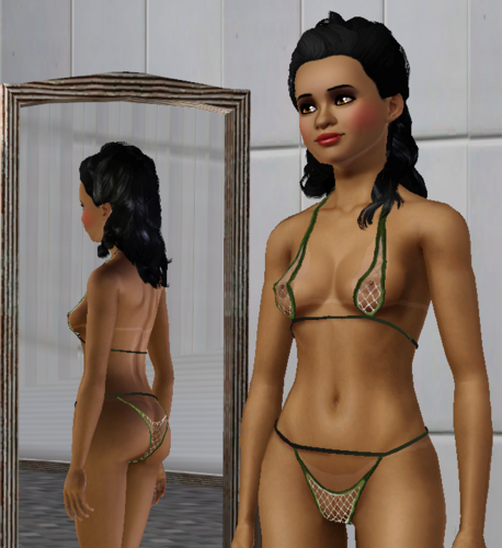 More information about "Adult & Teen Fishnet Bikini"