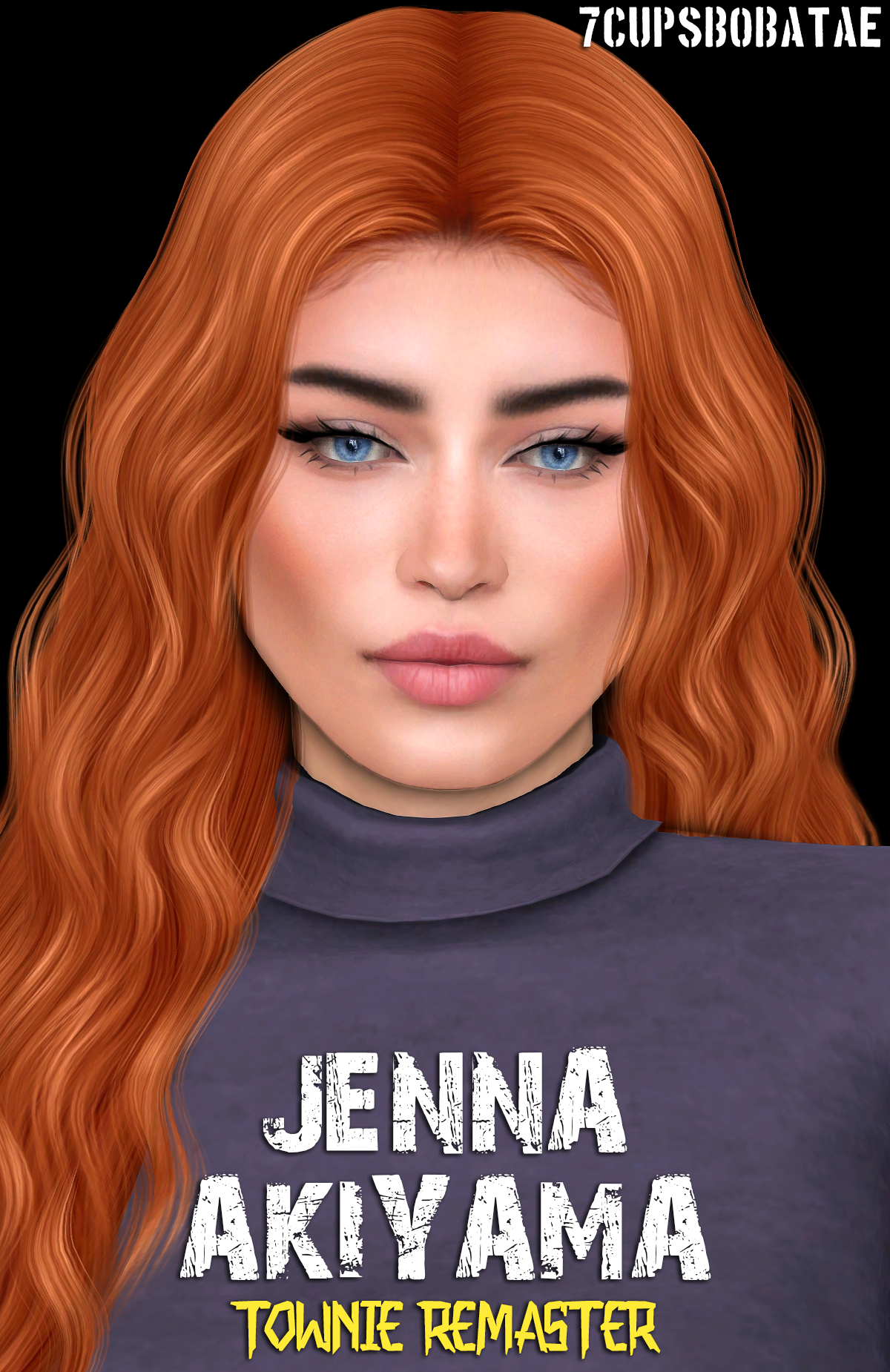 7Cupsbobatae - Jenna Akiyama Townie Remaster Sim Download