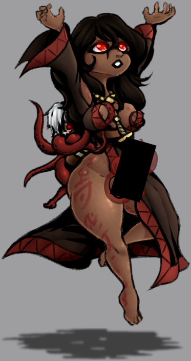 XelswordArt's Occultist - Futanari Version Edit.