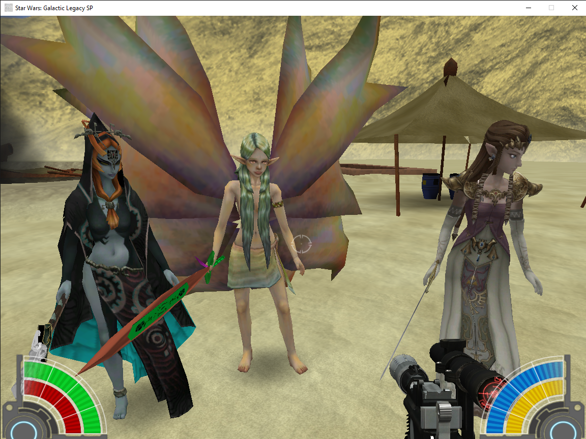 The Legend of Zelda Twilight Princess Friendly NPCs Pack For for Star Wars Jedi Academy