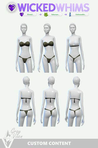 More information about "The Sims 4 Kendall Bikini Set CC | Undressables for WickedWhims"