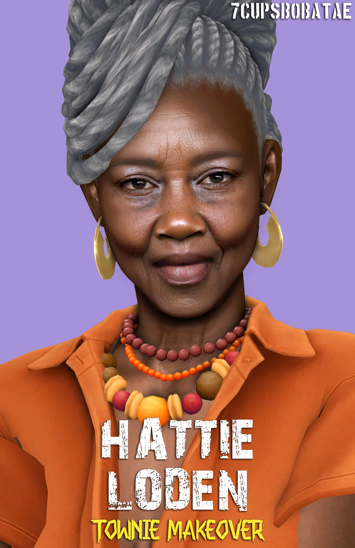 7Cupsbobatae - Hattie Loden Townie Makeover Sim Download