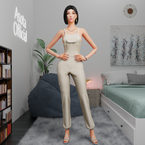 More information about "[ASOTA OFFICIAL] Roze Overall Outfit"