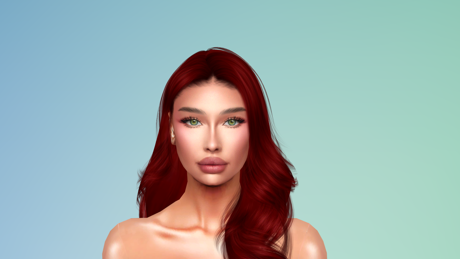 Redheaded beauty Sienna