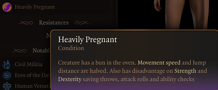 BG3 Pregnancy Mod