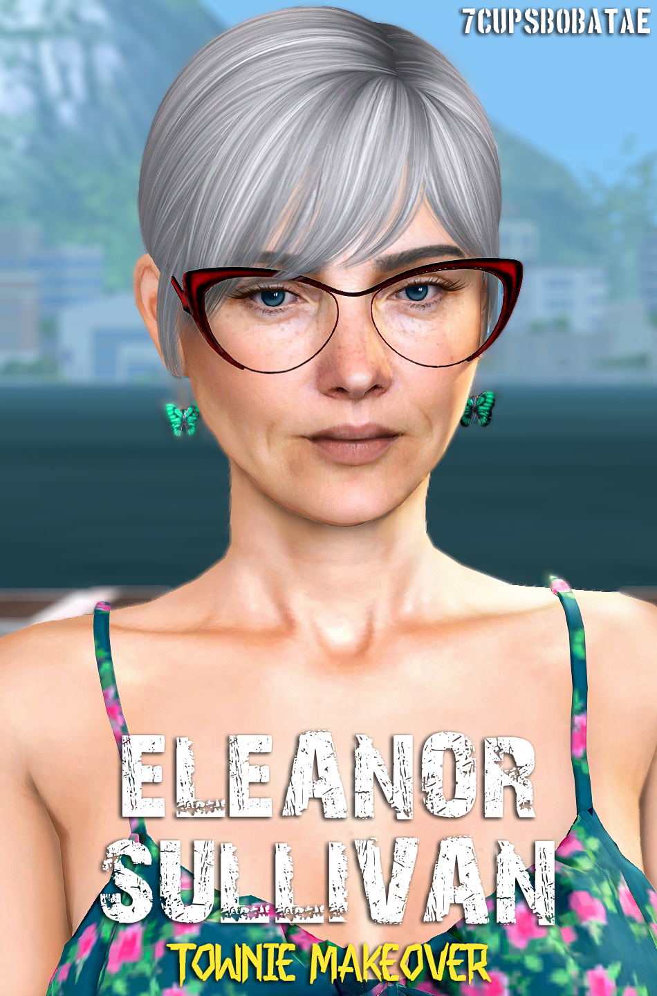 7Cupsbobatae - Eleanor Sullivan Townie Makeover Sim Download