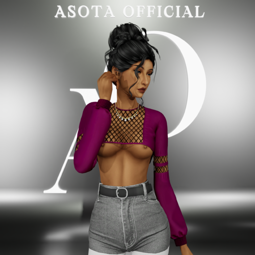More information about "[ASOTA OFFICIAL] Adele Crop Top Sweatshirt"