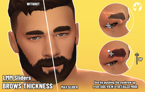 More information about "LMM - Brow Thickness Slider!"