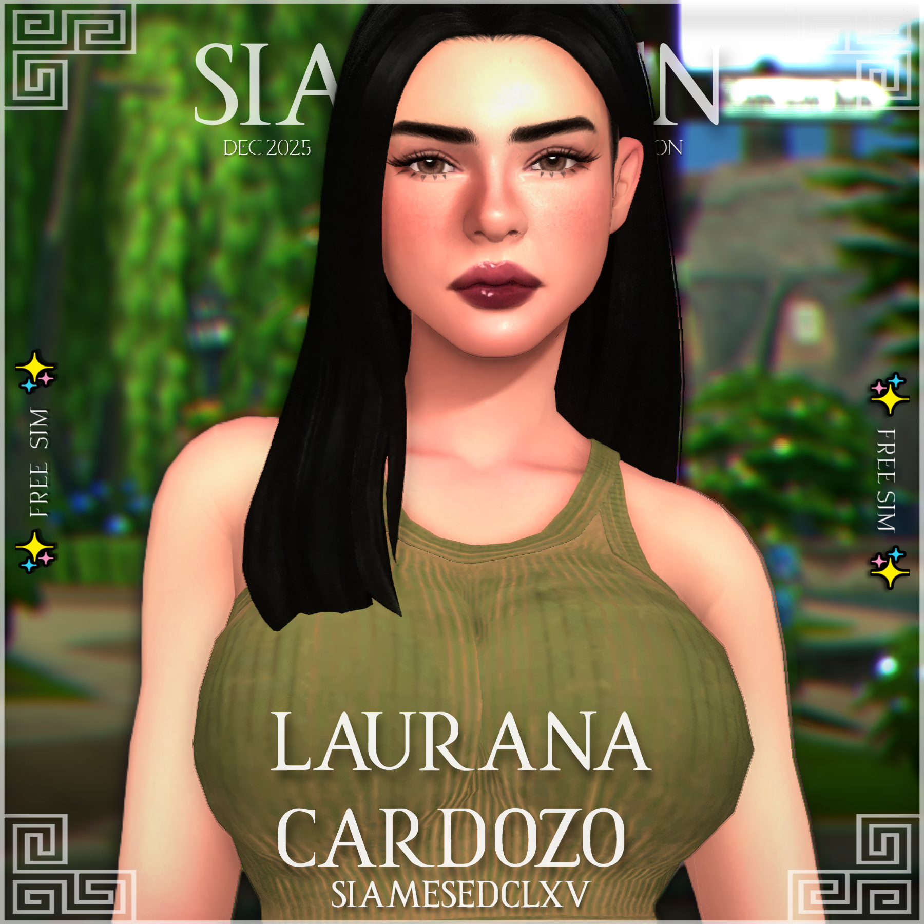 SiameseDCLXV | Laurana Cardozo | Latina Sim
