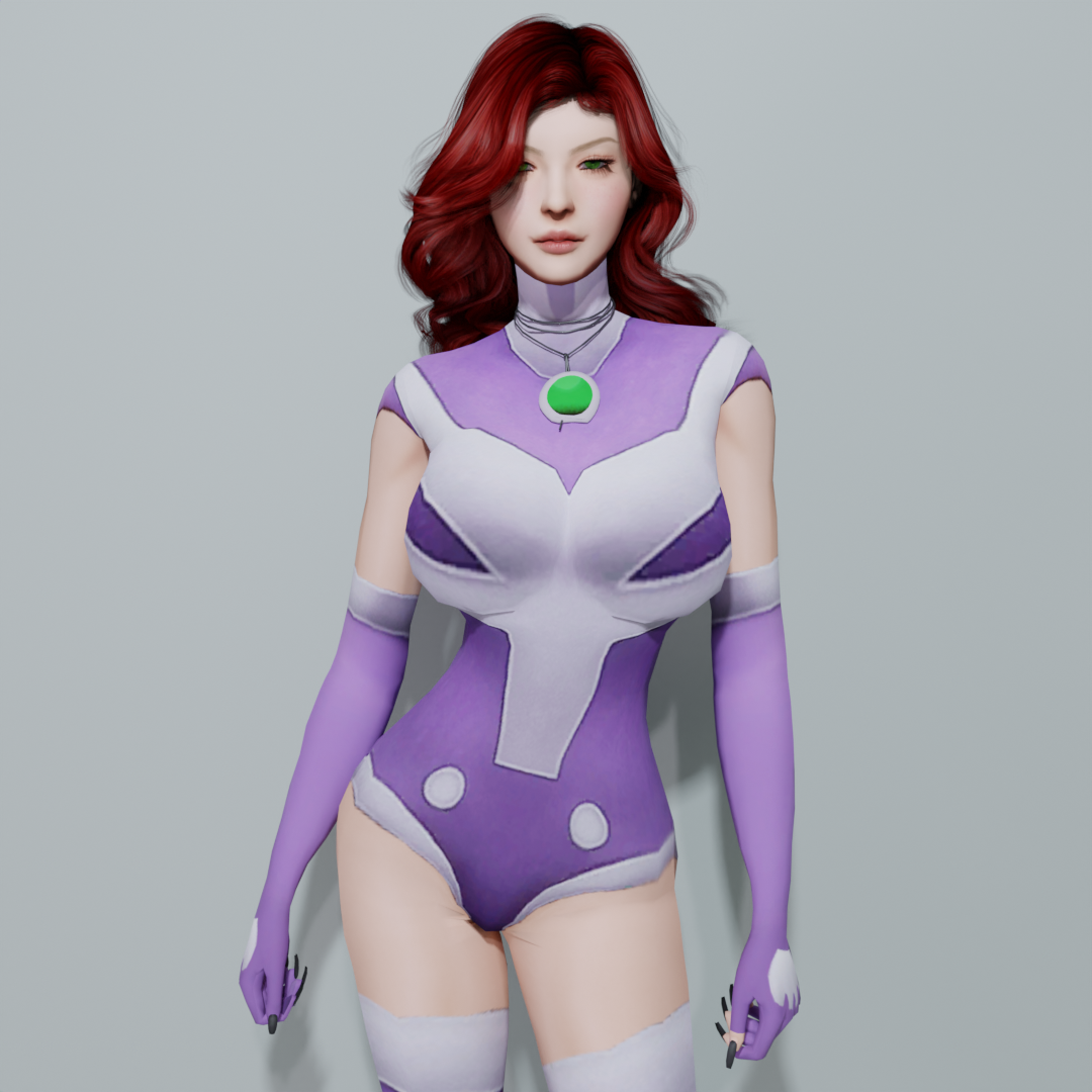 TeenTitans Starfire and Lady Brown