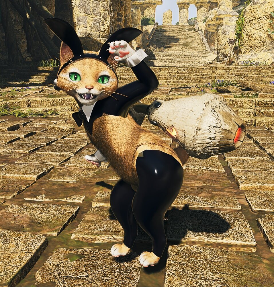 Monster Hunter Wilds - Palico Reverse Bunny Suit - Misc - LoversLab Monster Hunter Wilds - Palico Reverse Bunny Suit - Misc - LoversLab