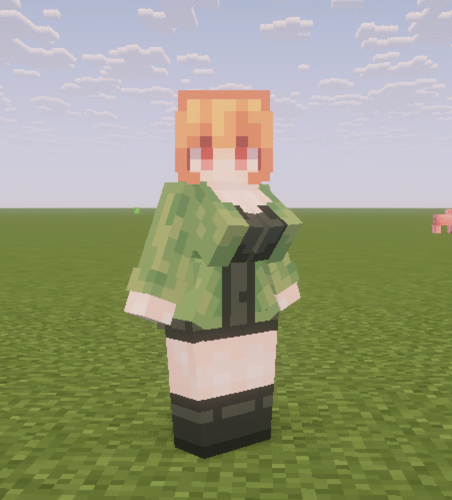 More information about "Minecraft Figura Creeper girl model (JIGGLE)"