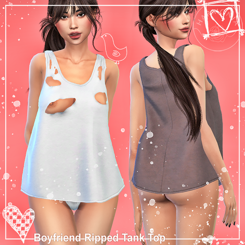 More information about "Boyfriend Ripped Tank Top 💋"