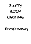 More information about "TEMPORARY BODY WRITING for HARD KINKS"