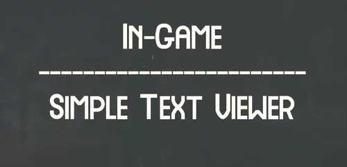 More information about "Simple Text Viewer - Create Open Edit Delete Text Files In-Game - SKSE Menu Framework"