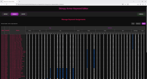 More information about "Skimpy Armour Keyword Editor"