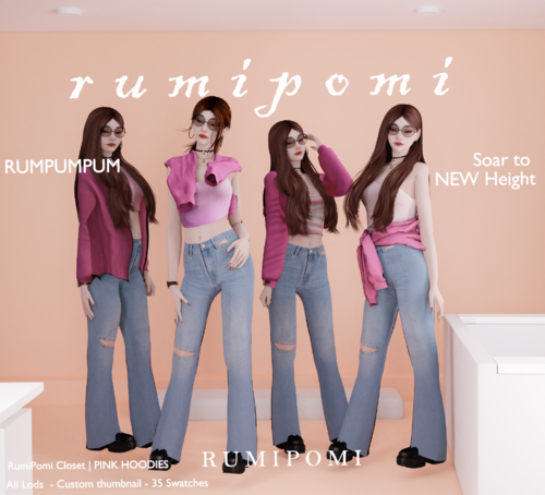 More information about "Rumpumpum_Pink Hoodies"