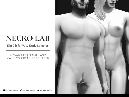 More information about "[NecroLab] Big Clit for WW Body Selector"