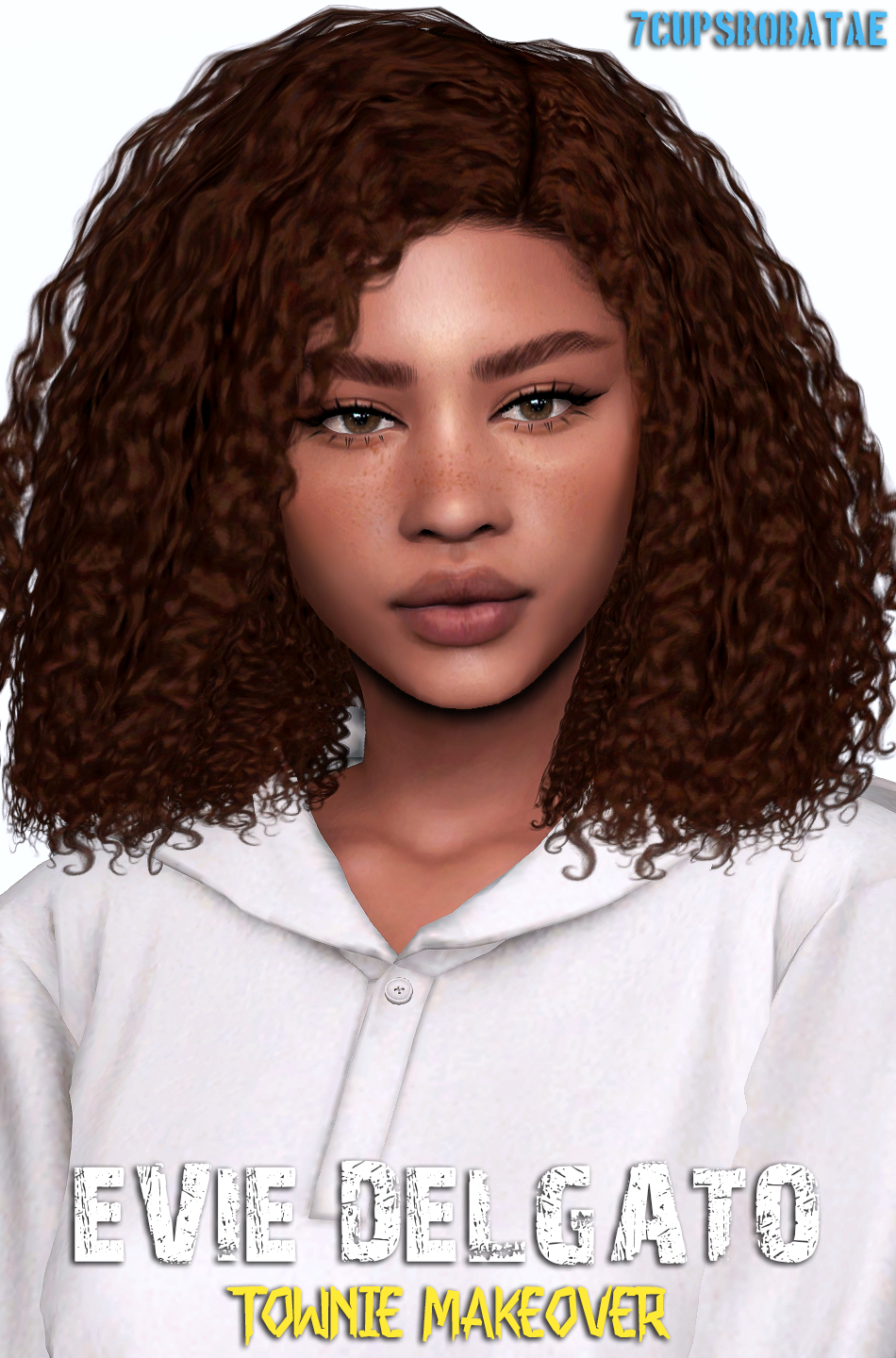 7Cupsbobatae - Evie Delgato Townie Makeover Sim Download