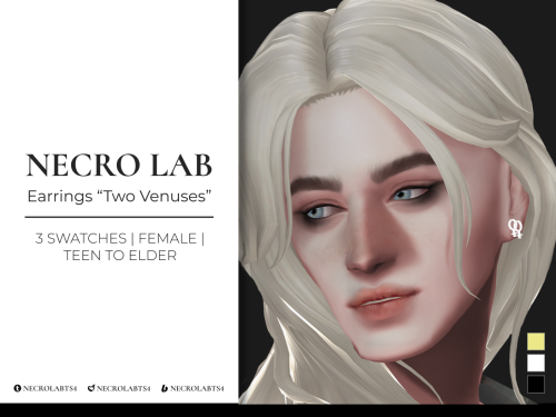 More information about "[NecroLab] Earrings "Two Venuses""
