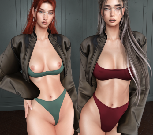 More information about "NEW ❤️ leather jacket and underwear set ❤️"