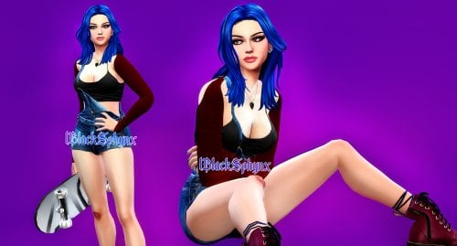 More information about "Jackie 💙 Cute Skater Gurl 💙"