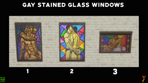 More information about "Gay Adult-Themed Stained Glass Windows"