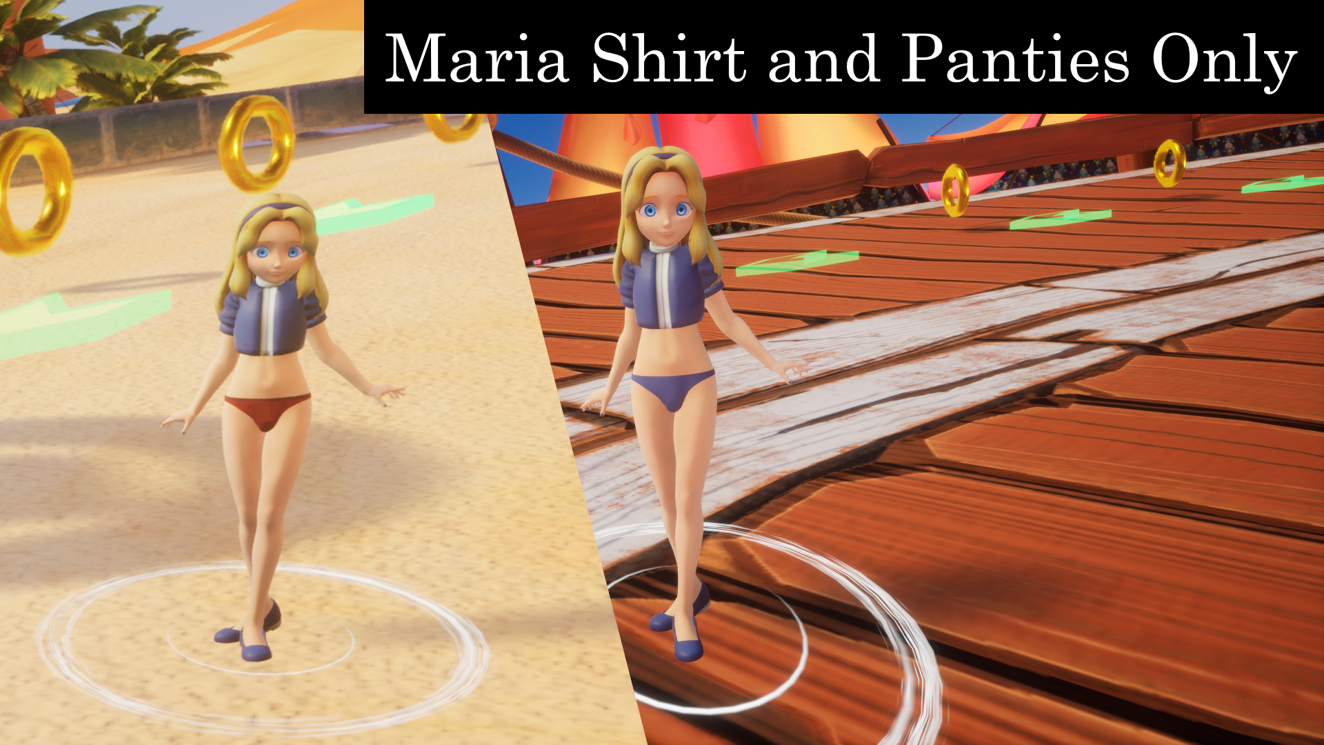 Maria Shirt and Panties Only