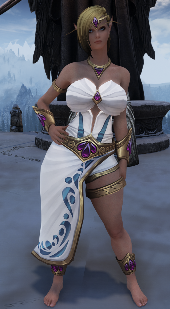 Kaldorei Queen's Royal Vestments CBBE 3BA