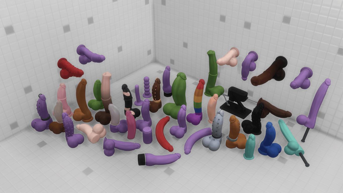 More information about "Free Dildo & Premium Dildo Clutter Pack (40 Items)"