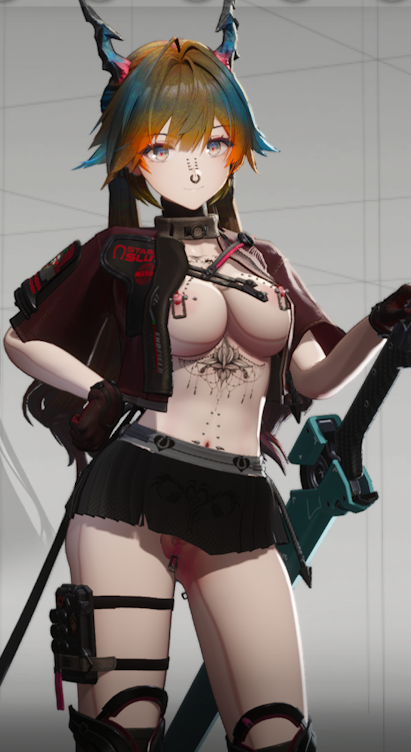 Arknights Endfield ( Chen nude mod)
