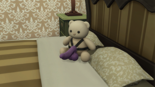 More information about "Milky Thrustbear | Strap-On Teddy Bear"