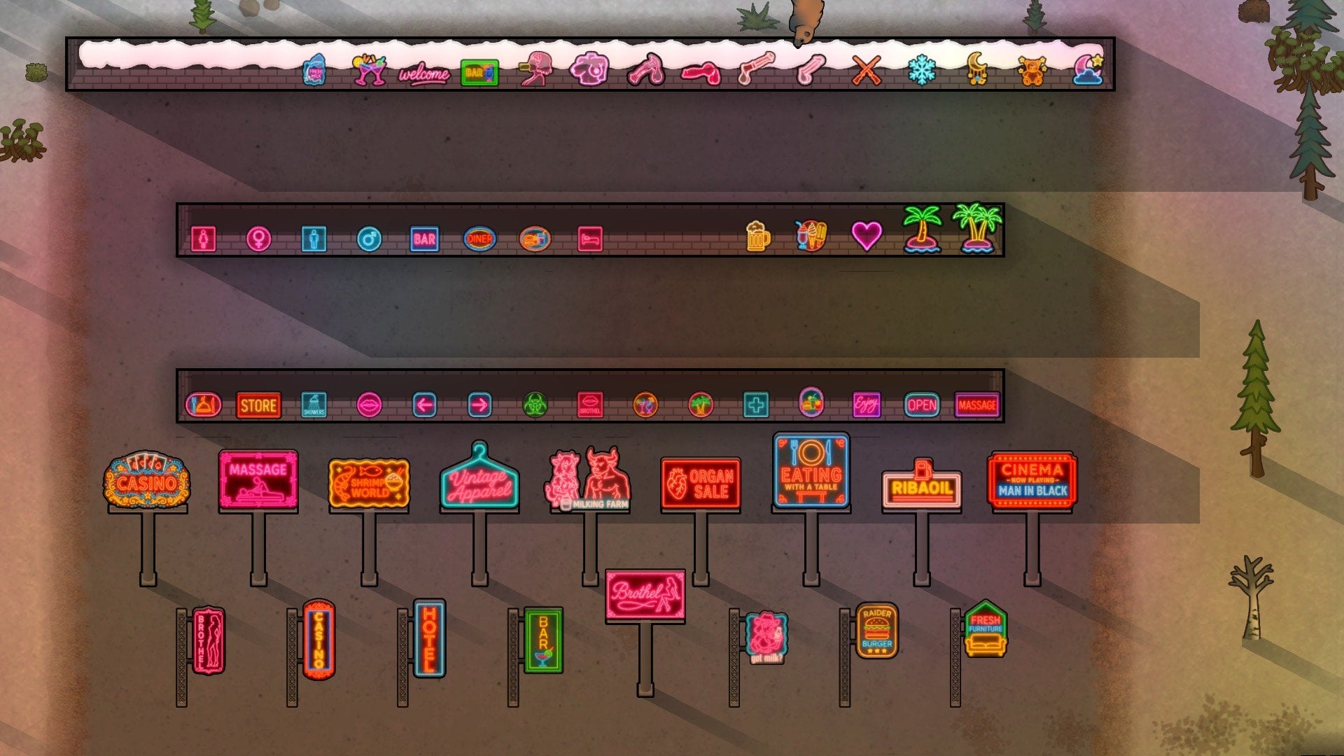 Neon Glow - Neon lights and signs for Rimworld
