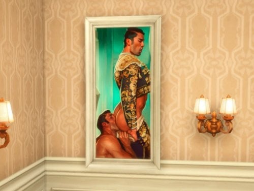 More information about "Male male framed wall art"