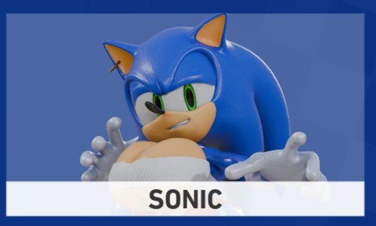 Busty Sonic Render