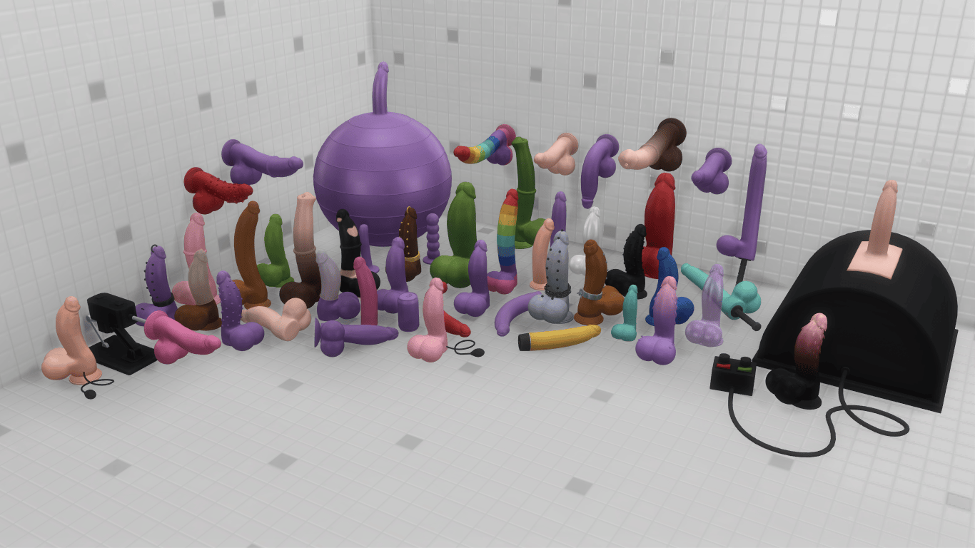 More information about "Dildo Deco & Exclusive Dildo Deco Pack (50 Items)"